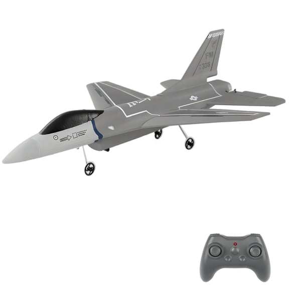 Remote Control Airplane for Beginners & Kids, 2.4Ghz 3-Channel RC Plane with 3-Axis Gyro Stabilization, Durable EPP Foam Glider, Ready to Fly (RTF) Outdoor Toy Gift for Boys and Girls