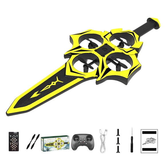 Remote Control Airplane Drone for Adults - Sword Design, Sword Drone for Teens, Flying Car, Mini Drone, Gesture Control, 360° Flips, Auto Hover, One-Key Take Off Landing Birthday Gifts for Teens