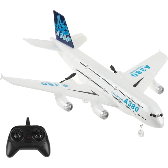 Remote Control RC Airplane Ready to Fly for Beginners, 2.4GHz 2-Channel RC Plane with 6-Axis Gyro, Rechargeable Foam RC Aircraft for Kids and Teens