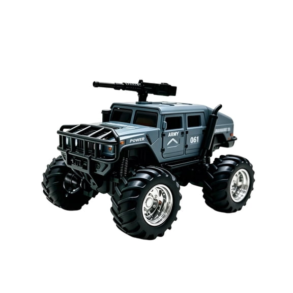 Remote Control Alloy Off-Road Vehicle for Adultss Large Tire Four-Wheel Drive Toy Truck with Cruise Control Function and Durable Body