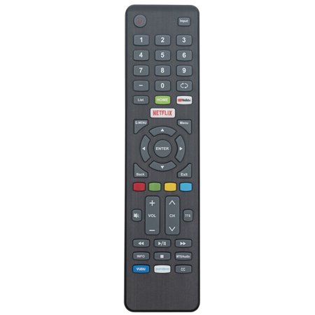 Remote Control Applicable for Element LCD LED TV with YouTube VUDU Netflix Pandara Keys E4SFT5017 E4SW5518 E4SFT5517