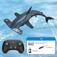 thumbnail image 1 of Remote Control Bionic Shark Toy, Rechargeable Electric Floating Simulation Swinging Fish With Auto-Surfacing, Interactive Water Play For Kids S Enthusiasts, 1 of 7