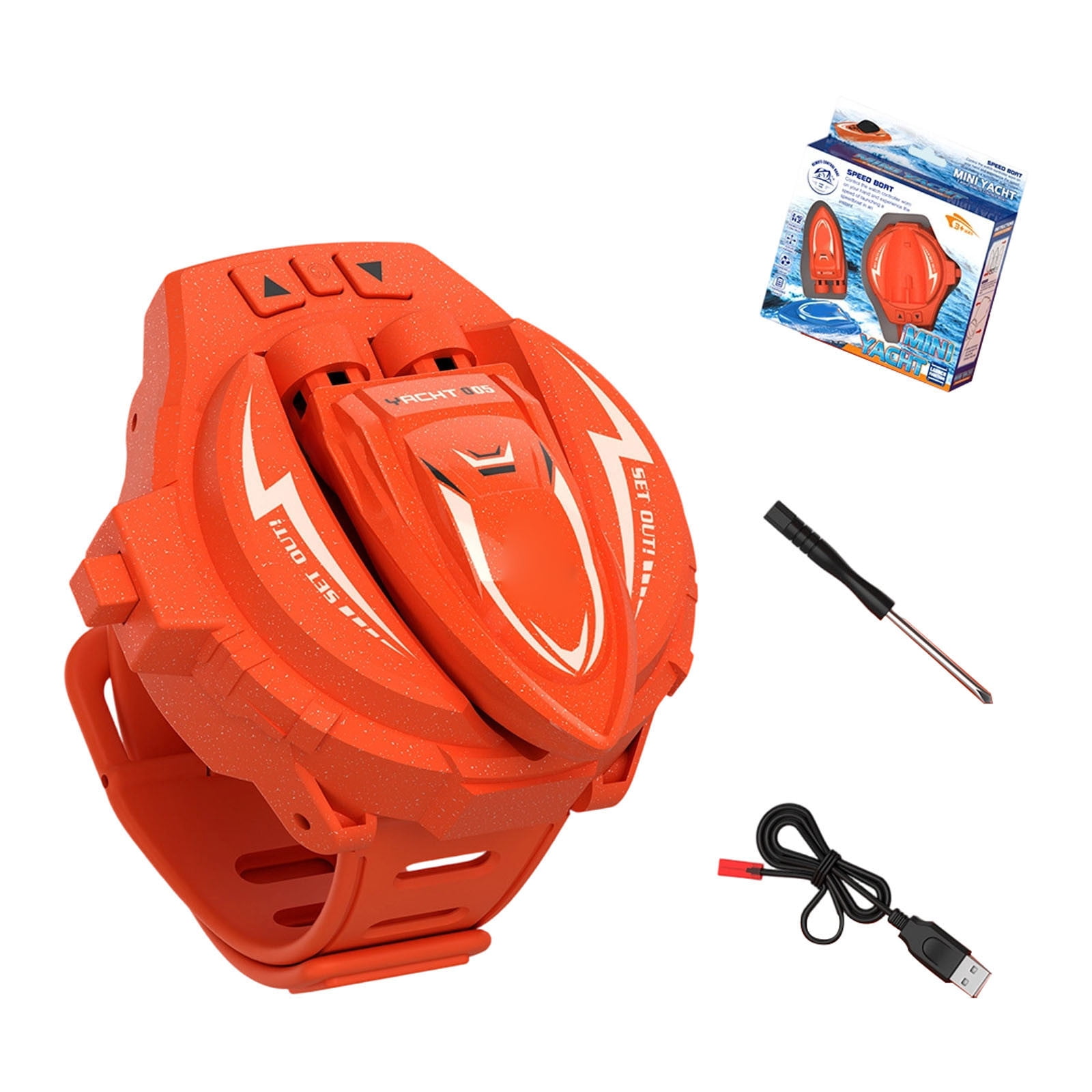 Remote Control Boat With Wristband Controller Portable RC For Pool Pond Lake Water Play Dinosaurs Remote Control Android Phone Remote Control Airplanes Remote Control Horn with Remote Control L-2338