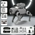 thumbnail image 1 of Remote Control Buildable Robot Dog, Transforming Mechanical Pet Toy, DIY Robotics Kit with Walking Function, Programmable Robotic Canine with Interchangeable Heads, 1 of 7