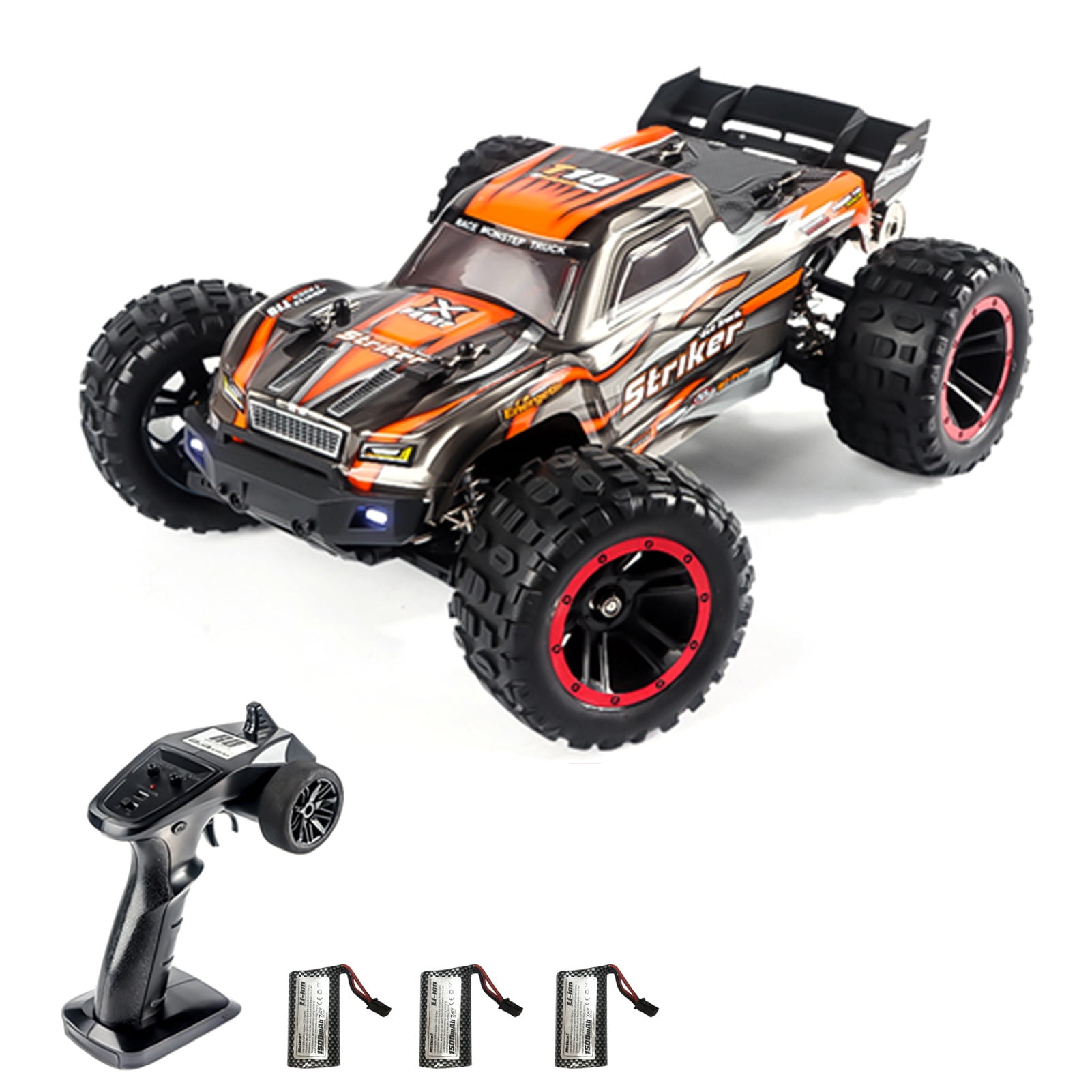 Remote Control Car, 1:14 4WD 2.4GHz Remote Control Truck 75km/h High ...