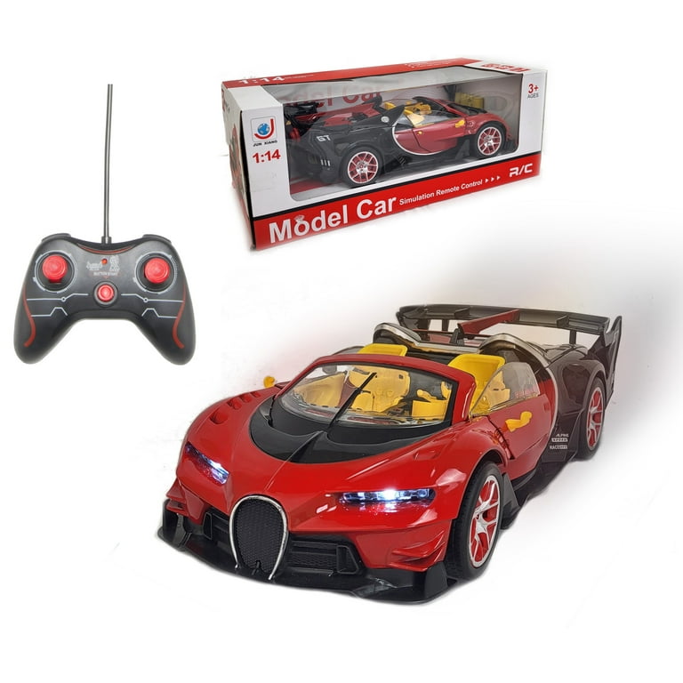 Remote Control Car, 1:14 Scale Rechargeable High Speed Racing Car