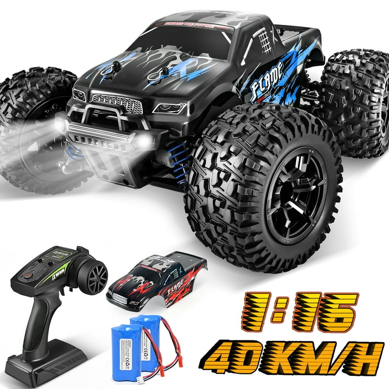 TOPFOX 1:16 Fast RC Car, 40KM/H 4WD Off-Road Truck with