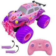 Remote Control Car,116 Purple RC Cars, 2.4GHz with LED Lights,30 Mins Play with 2Rechargeable Batteries,RC Truck Toys for Kids
