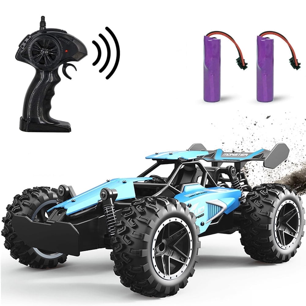 Remote Control Car, 1:18 High Speed RC Cars, 2.4Ghz, 2 Batteries, Drifts Up To 20+ km/h, Toy for Boys & Girls Gifts for Kids