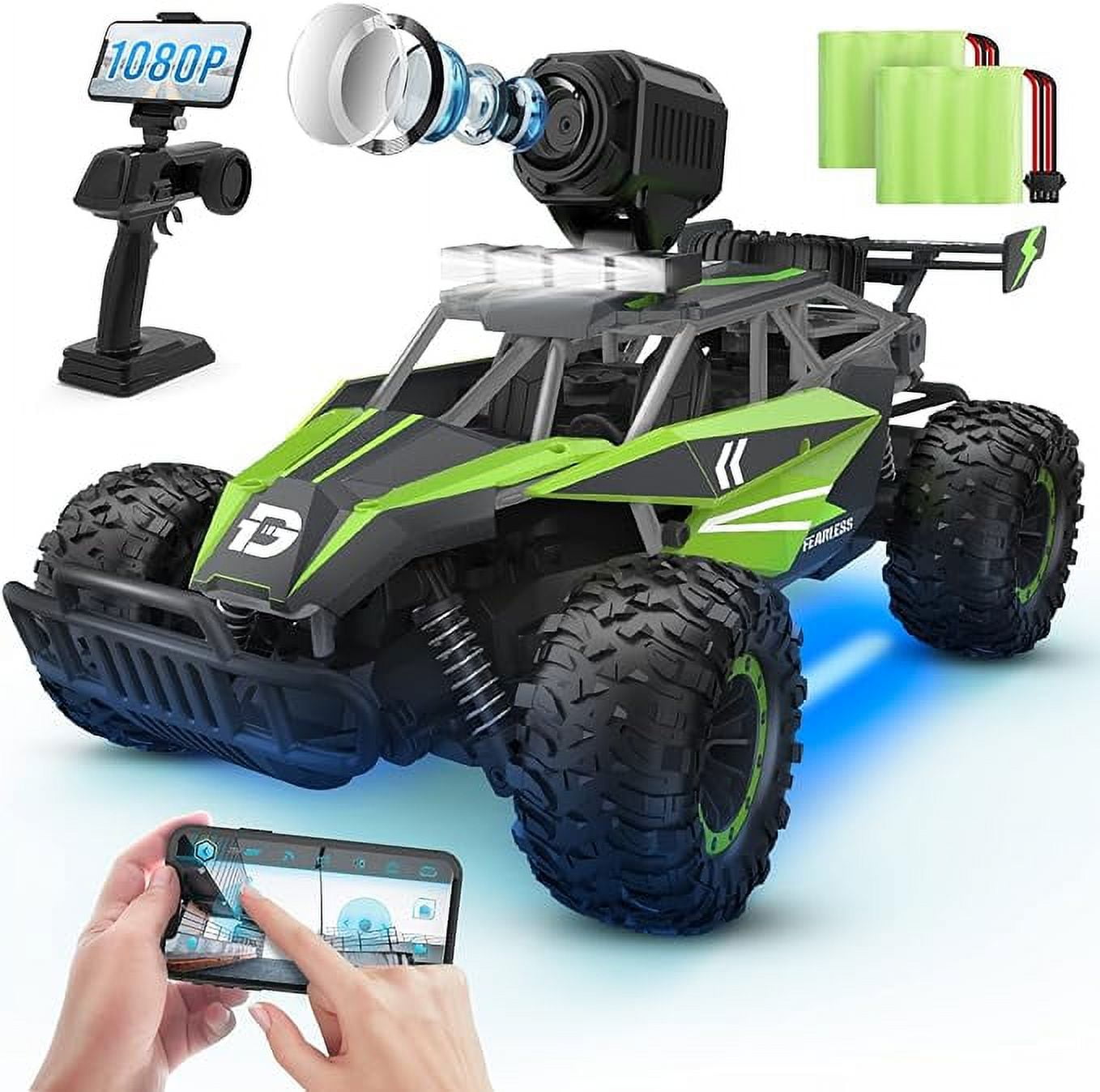 Generic Remote Control Car, 1080P HD Camera, 1:16 RC Monster Truck, LED ...