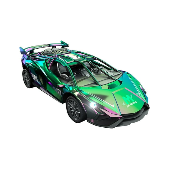 Remote Control Car, 2.4Ghz 1/18 Scale Model Racing Car Toys, RC Car for Kids and Boys with Cool Led Lights, Hobby RC Cars Toys Birthday Gifts for Age 3 4 5 6 7 8-12 Year Old Boys Girls