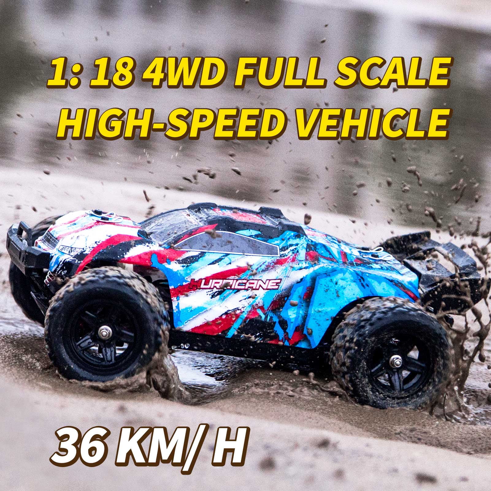 08613 Carrosserie Off-Road-Truck 1/8 – Adhésifs Body Explosion Proof PVC – HIMOTO – Protège Votre RC Des Chocs