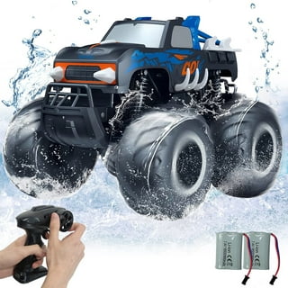 HAIBOXING 1:18 Scale RC Monster Truck 18859E 36km/h Speed 4X4 Off Road  Remote Control Truck,Waterproof Electric Powered RC Cars All Terrain Toys  Vehicle with 2 Batteries,Xmas Gifts for Kid and Adults 