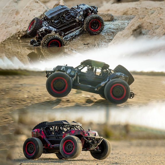 Remote Control Car For Adults Control Remote Control Car, 2.4G 1:16 4-Wheel Drive 38km/h High-Speed Remote Control Car Pull Vehicle Toy with 2 Battery