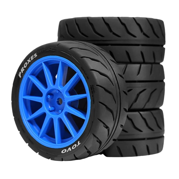 Remote Control Car Beadlock Terrain Tires for 1/10 Scale Remote Control Crawlers Car Easy Install Crawlers Accessories