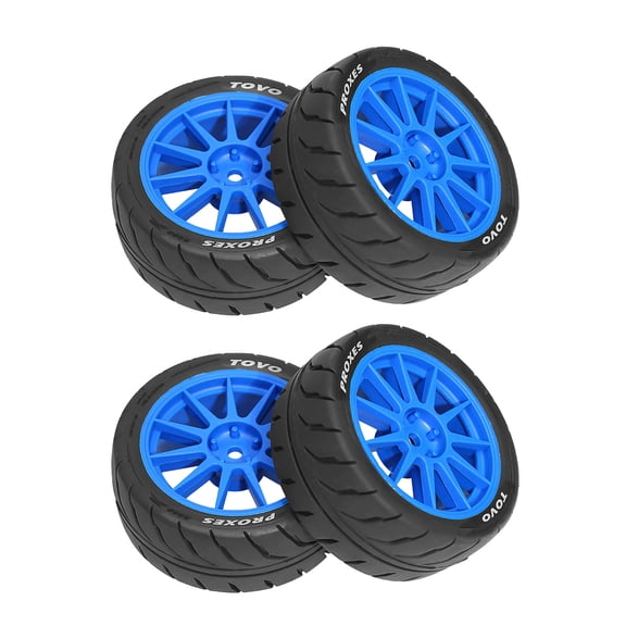 Remote Control Car Beadlock Terrain Tires for 1/10 Scale Remote Control Crawlers Car Easy Install Crawlers Accessories