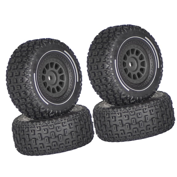 Remote Control Car Beadlock Terrain Tires for 1/14 Scale Remote Control Crawlers Car Easy Install Crawlers Accessories