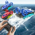 thumbnail image 1 of Remote Control Car Boat S10 | Land and Water Amphibious RC Vehicle | 2-in-1 Off-Road Stunt Toy | Waterproof Rugged Durable Design | Hand-Eye Coordination Skill Building | Includes Remote | Compact, 1 of 2