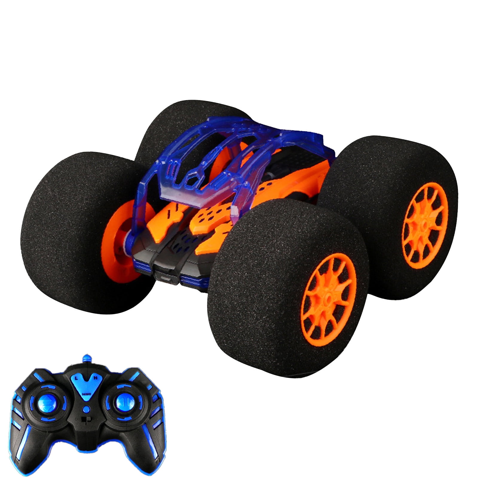 Remote Control Car for Boys 4-7, RC Cars with Headlights Double-Sided Driving 360° Flips Rotating for Kids Ages 4+ Year Old, RC Stunt Car Toys for Boys and Girls Birthday Gift