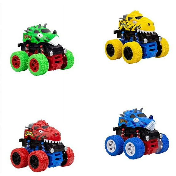 Remote Control Car, Boys Toys Age 4-6 6-8 8-12 360° Rotating 2.4GHz Fast Stunt RC Cars with Cool Lights Music 4WD Off Road RC Crawlers Birthday Party Outdoor Xmas Gifts for 3-12 Year Old Boys