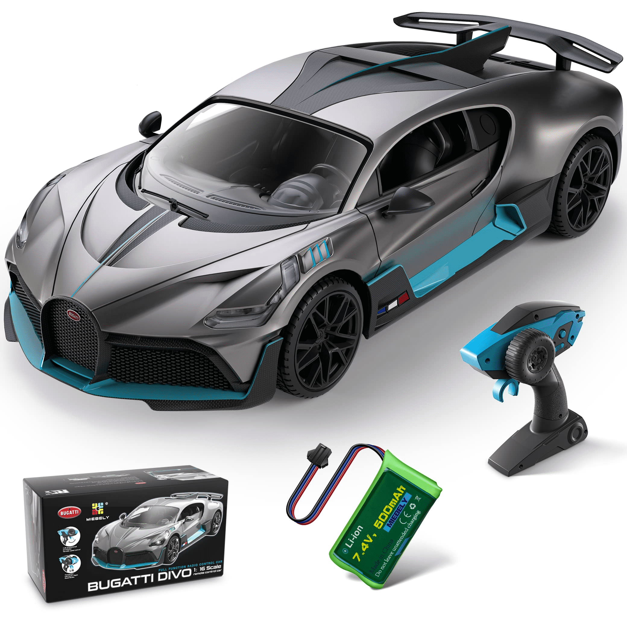 Remote Control Car, Bugatti Divo 1/12 Scale Rc Cars 12Km/h,