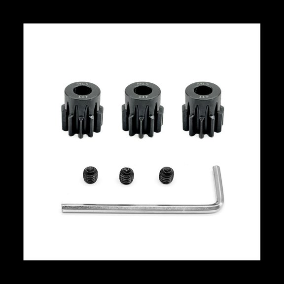 Remote Control Car Gear M1.5 Modulus 8.0 Inner Hole Chrome Steel 11-30T Motor Gear 3 Sets Including Machine Meter,11T