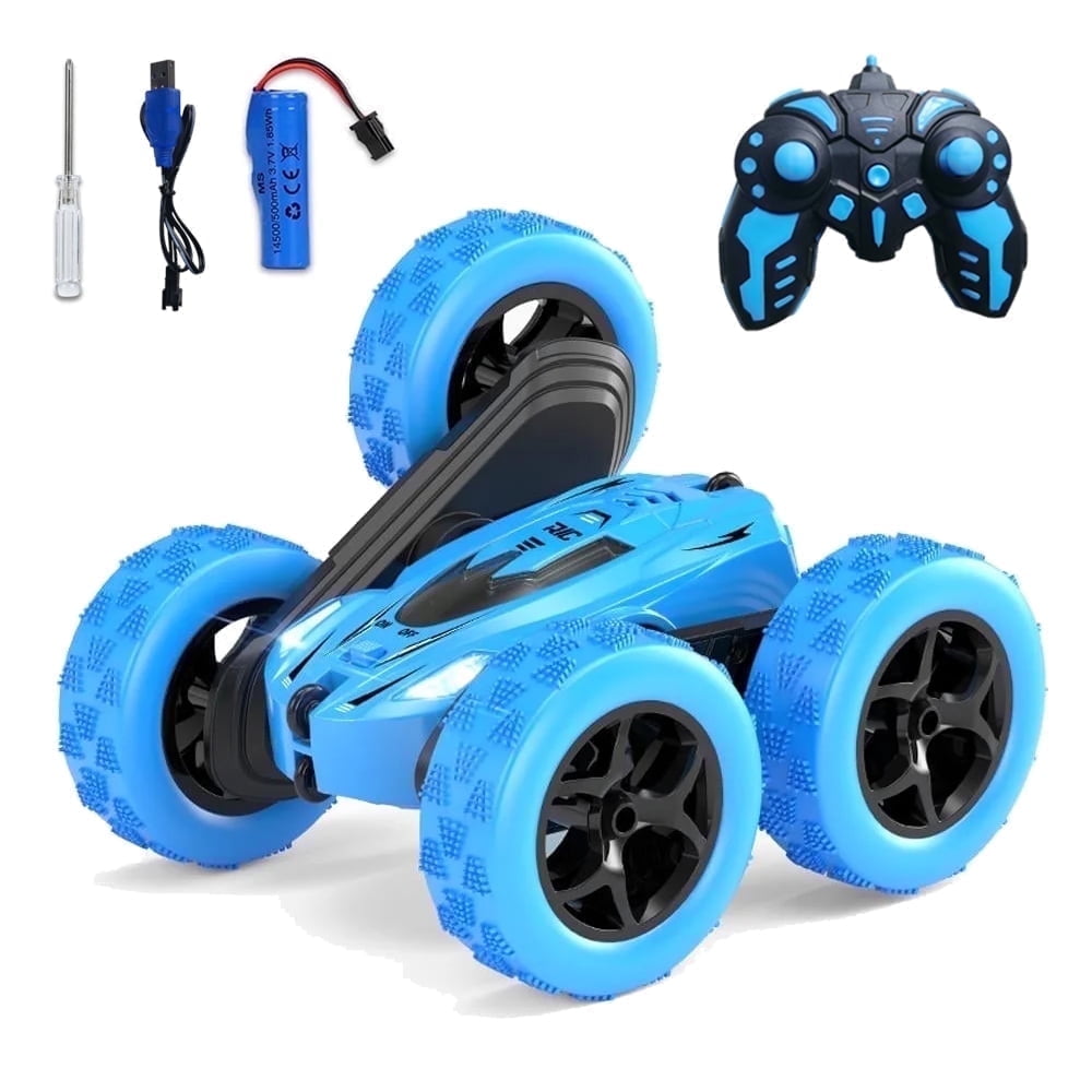 Hamdol 4WD RC Car: Double-Sided 360° Spinning, LED Lights Hamdol 4WD RC Car: Double-Sided 360° Spinning, LED Lights