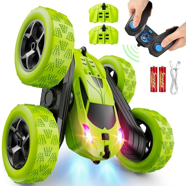 Remote Control Car, RC Cars Toys for Kids Ages 6-12, 4WD Stunt Car with ...