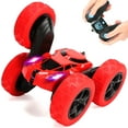 thumbnail image 1 of Remote Control Double Sided Stunt Car (Red), 1 of 9