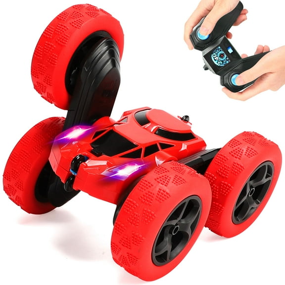 Remote Control Double Sided Stunt Car (Red)