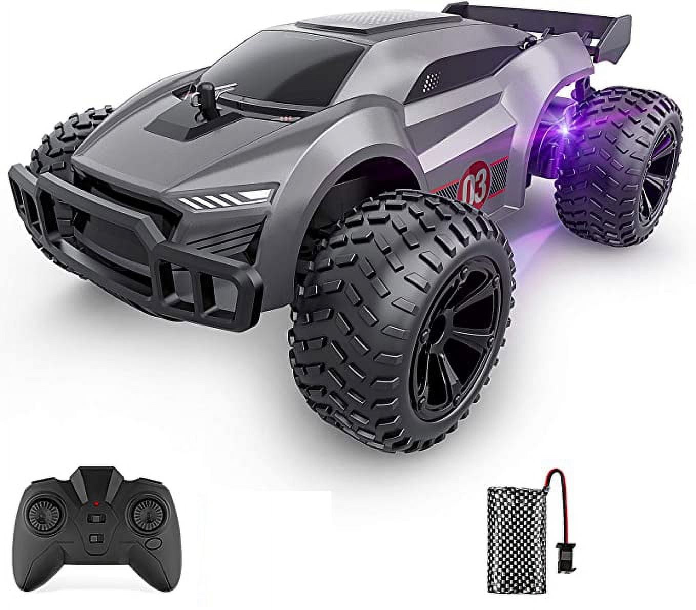 Children s RC Stunt Car with LED Lights Rechargeable Battery 2.4GHz Off Road Christmas Gift Walmart