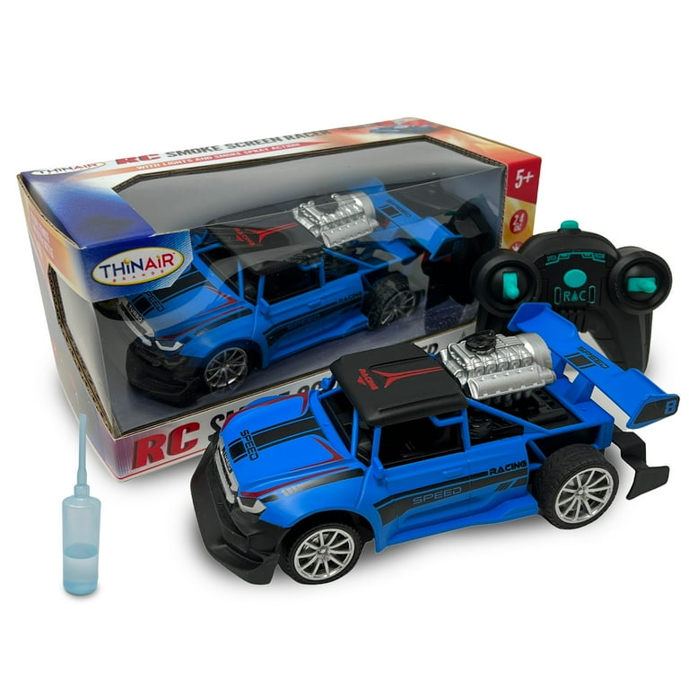 Hyper Drive RC Smoke Screen Racer Blue, Remote Control Car