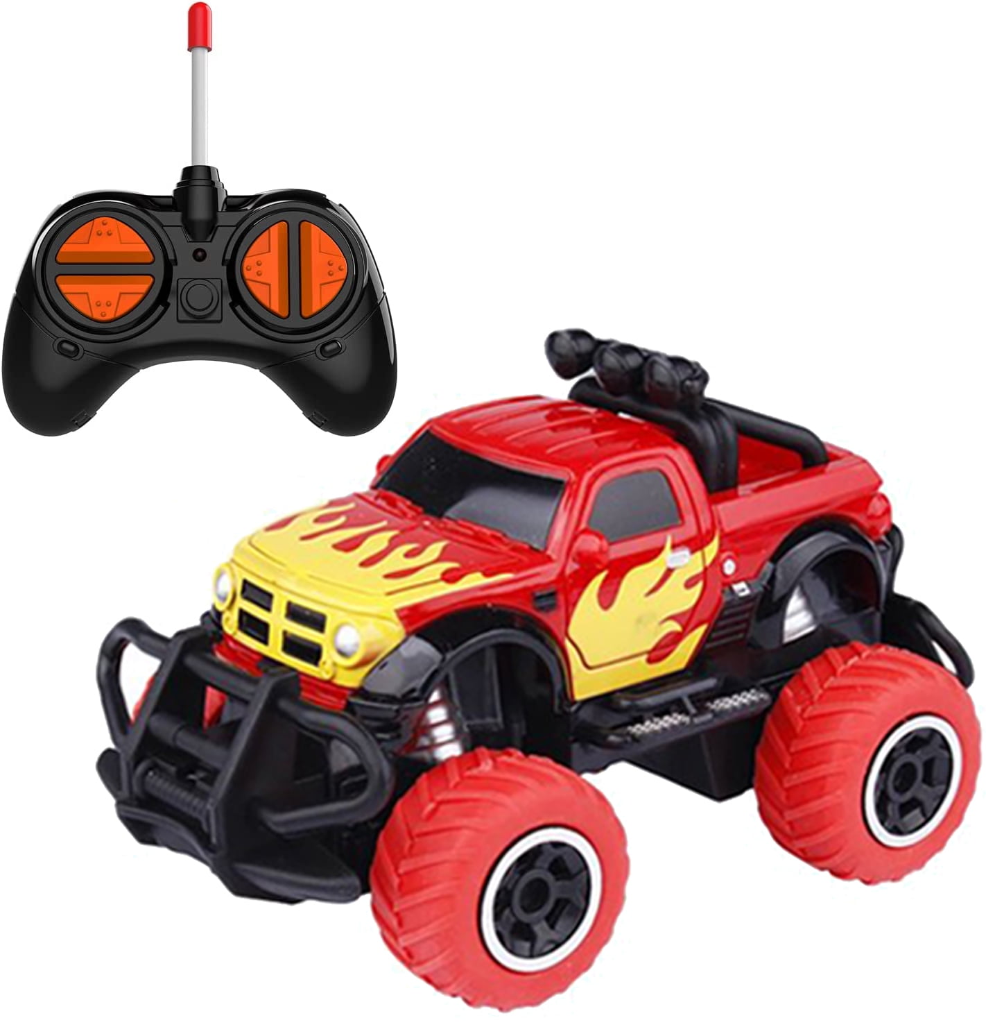 Dinosaur Toys for Kids 3-5,Monster Trucks for Boys,Toys for 3 4 5 6 Year Old Boys,4-Channel Off-Road RC Car,1/43 Scale Remote Control Car for Girls 3