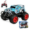 thumbnail image 1 of Remote Control Car Toys, RC Cars for Kids, 4 Channel Remote Control Car, RC Cars Monster Trucks Christmas Teen Gifts for 3-7 Year Old , Toddler Age 2-6, 1 of 7