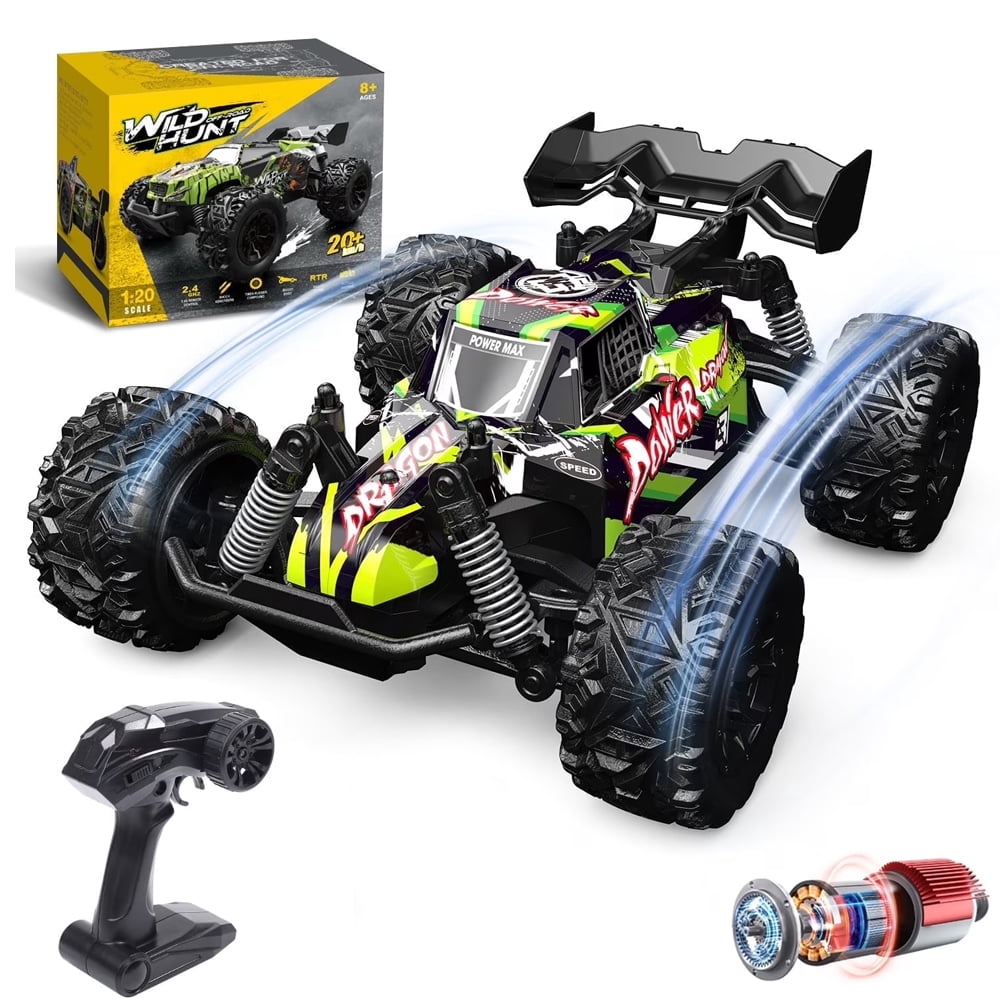 JoyStone Remote Control Car for Kids RC Car with LED Headlights,  2.4GHz Off Road SUV All-terrain Monster Truck for Boys Girls