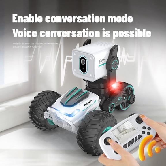 Remote Control Car with 720P Real Time Video Camera, Kids Off-Road Truck RC Vehicle