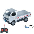 thumbnail image 1 of Remote Control Cargo Truck, Drift Car Model with LED Lights, Four-Wheel Drive Electric Toy Vehicle for 4-5 Years (7.08x3.74x3.34in), 1 of 6