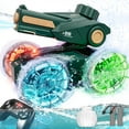 thumbnail image 1 of Amphibious Remote Control Cars, 4WD Amphibious RC Car Boat for Kids, Truck with Water Spray & Light, 2.4 GHz RC Toy Cars for Boys, Water Beach Pool Toys for Kids Ages 8-12, Green, 1 of 10