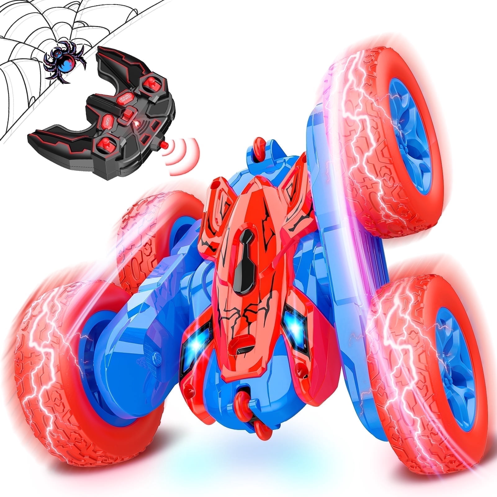 dmazing Remote Control Car, Rechargeable RC Stunt Car with 360¬∞ ...