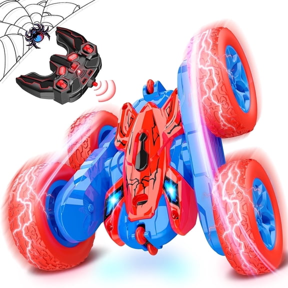 Remote Control Cars for Kids, Rechargeable RC Car 3 4 5 6 7 8 9 10 Year Old Boys Gifts, Outdoor Toys RC Stunt Cars for Boys