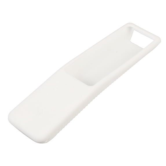 WEUVEB White Silicone Protective Case for TV Remote Control, Anti-Collision Cover Sleeve, and Flexible