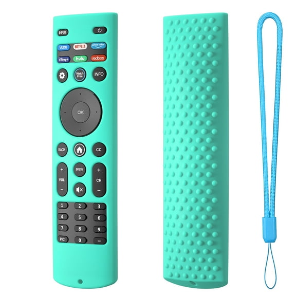 Remote Control Case Soft Silicone Cover Shockproof Anti-Slip Protective Cover Sleeve Shell Replacement for VIZIO XRT140 Smart TV Remote Control