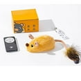 thumbnail image 1 of Remote Control Cat Toy Rechargeable Interactive Toy for Indoor Cats Dogs Automatic Moving RC Toy & Prank Interactive Cat Toys for Indoor Cats Remote Control Automatic Moving Cat,Orange, 1 of 10