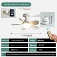 thumbnail image 1 of Remote Control Ceiling Fan Light 5 Blades 3 Color Modes High Speed E27 Base 2 in 1 Multifunctional Lighting, 1 of 26