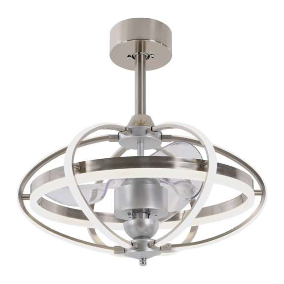 Remote Control Ceiling Fan Light, Farmhouse Bedroom Fan LED Light Fixture