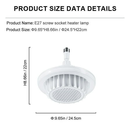 Remote Control Ceiling Fan with Heater and Light 2 in 1 for Home Use