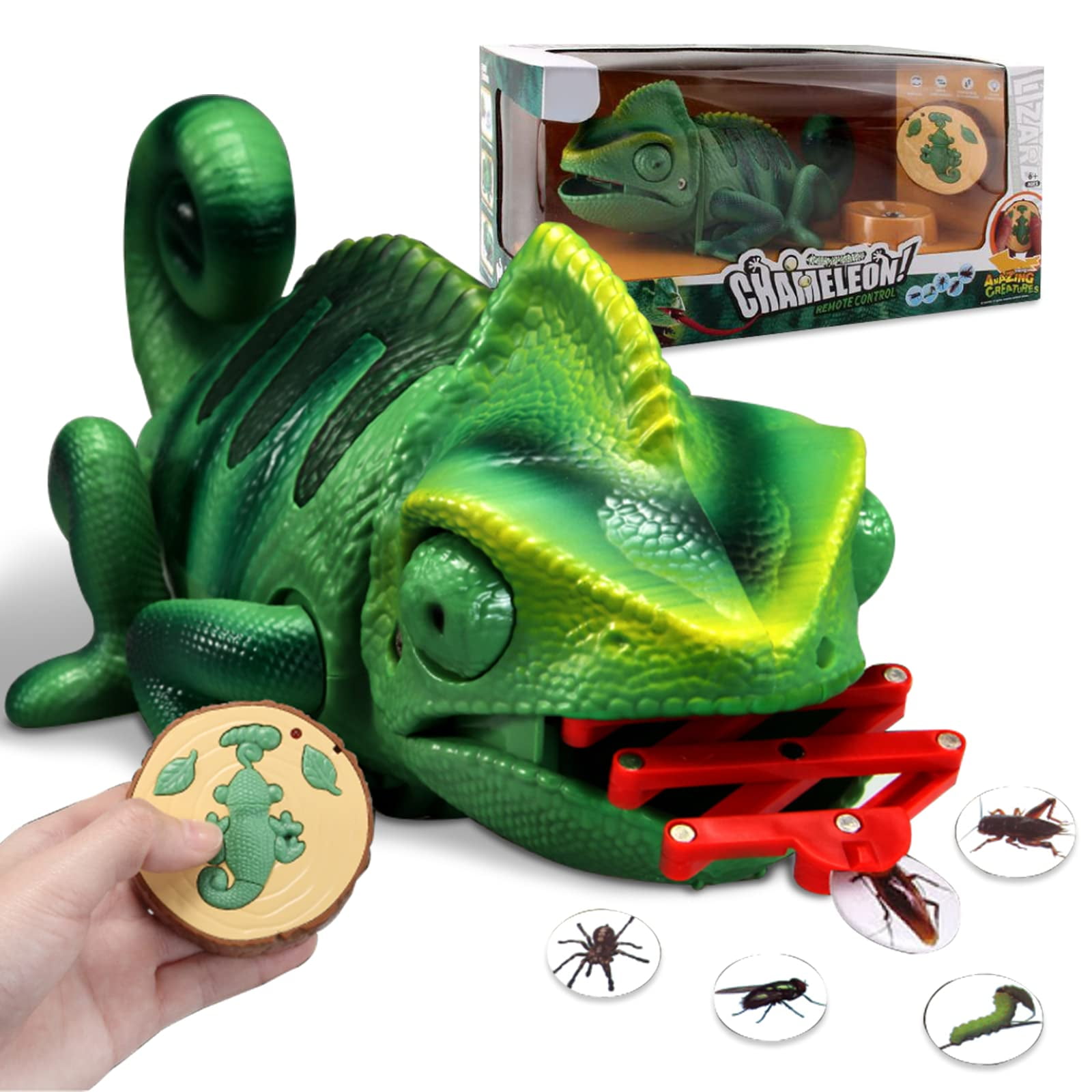 Remote Control Chameleon Animal Toys RC Robort Lizard Gifts Toys