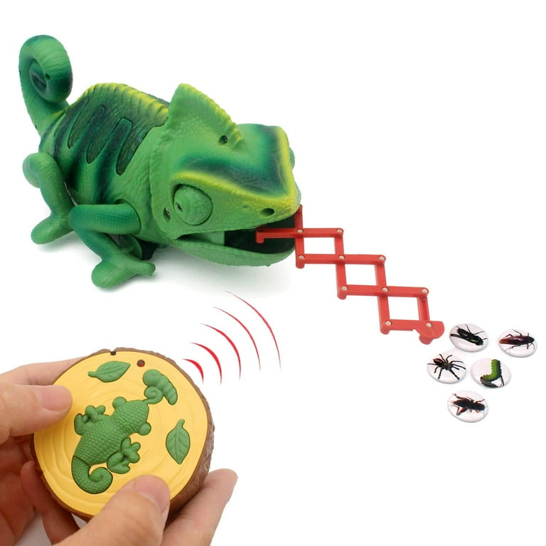 Remote Control Chameleon Infrared Electric Realistic Animal Toys For Kids Gift Walmart