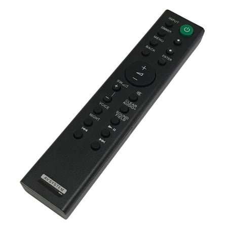 Remote Control Compatible With Sony Model Numbers HT-RT40, SACT390, SA-CT390, SAWCT390, SA-WCT390, SAWRT3, SA-WRT3
