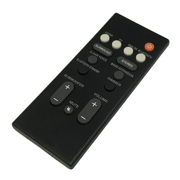 Remote Control Compatible With Yamaha Model Numbers YAS-107, YAS207, YAS-207